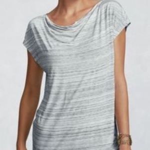 CABI FALL IN TEE - DRAPED TOP - MEDIUM - EUC